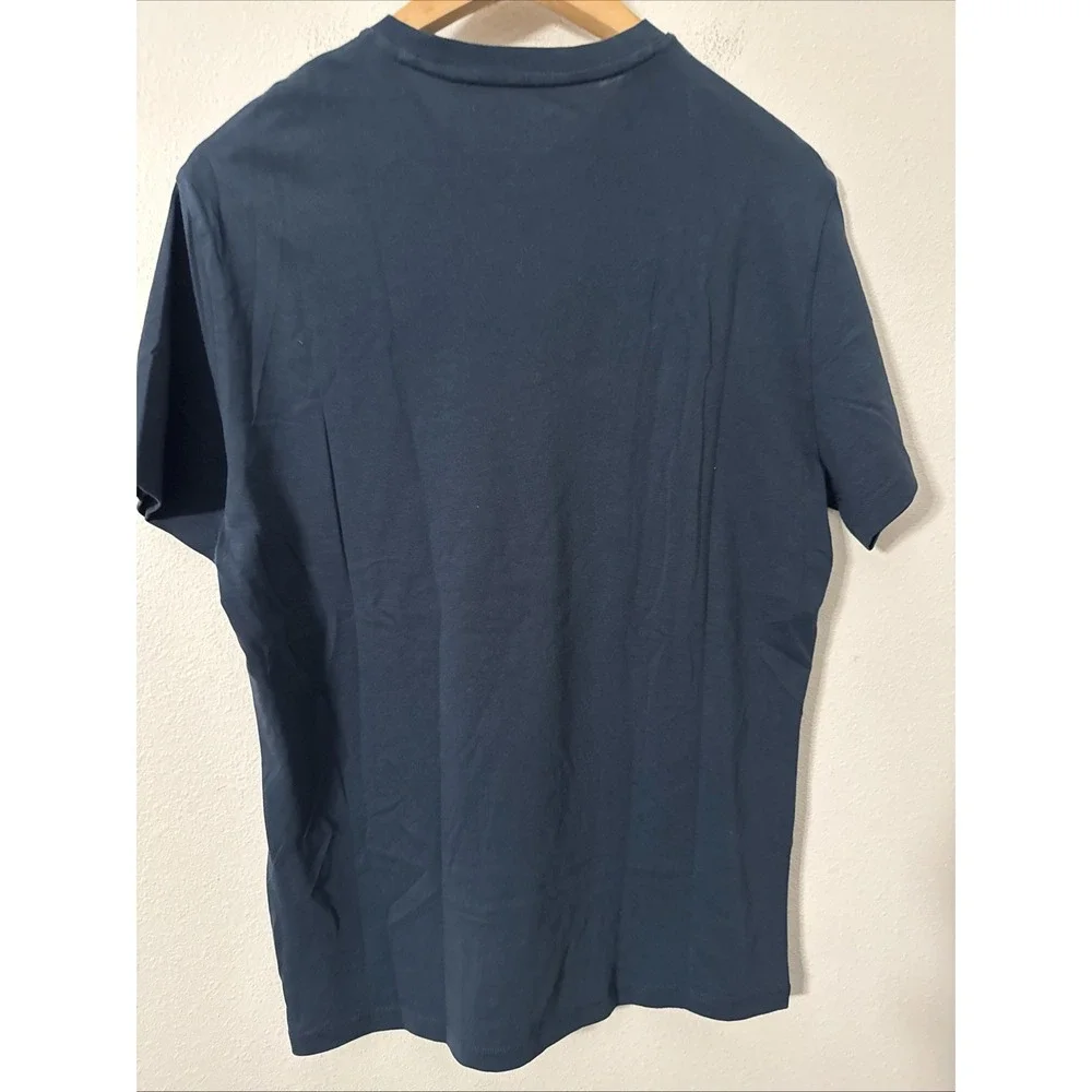 ARMANI EXCHANGE Graphic Blue Short Sleeve Reg Fit Designer T-shirt Size‎ Medium